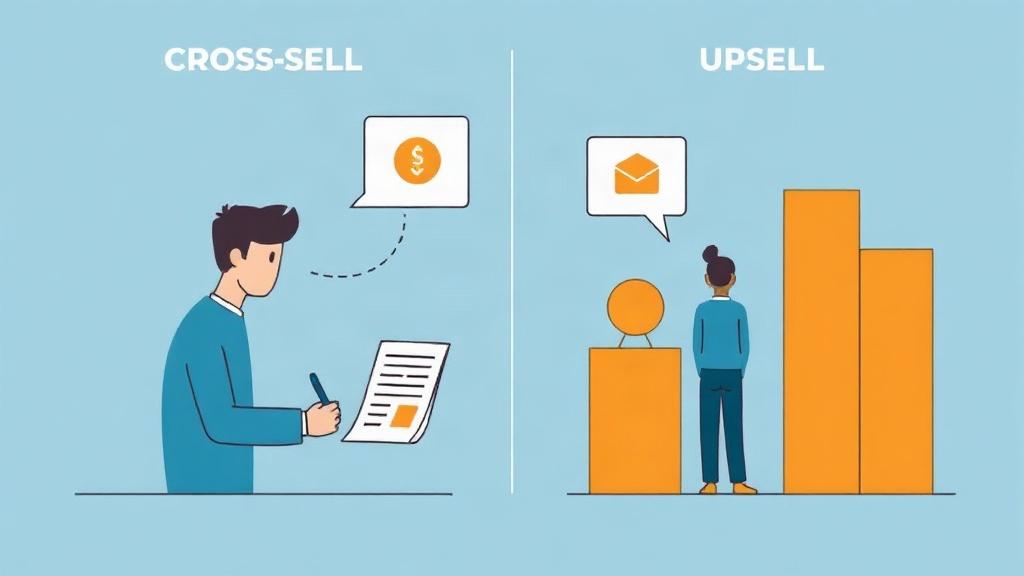 Cross-sell и up-sell: как увеличить выручку от текущей клиентской базы. Сегментация: без нее предложения распадаются Cross-sell и up-sell: как увеличить выручку от текущей клиентской базы. Сегментация: без нее предложения распадаются