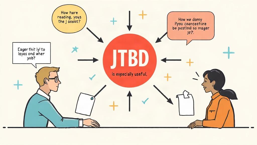 JTBD-подход: как понять настоящую задачу клиента, а не просто спросить его мнение. Когда JTBD особенно полезен JTBD-подход: как понять настоящую задачу клиента, а не просто спросить его мнение. Когда JTBD особенно полезен
